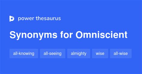 omnipresent synonym|omniscient synonym.